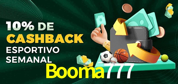 10% de bônus de cashback na Booma777