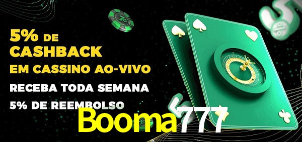 Promoções do cassino ao Vivo Booma777